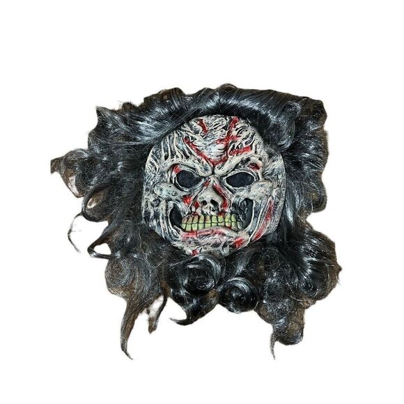 Easter Unlimited Fun World Halloween Mask 2013 with Wig Adult Face - Picture 1 of 10